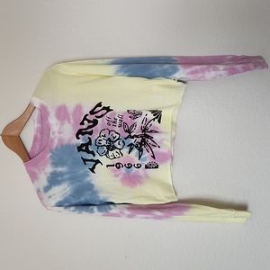 Women's Vans cropped long sleeve tee